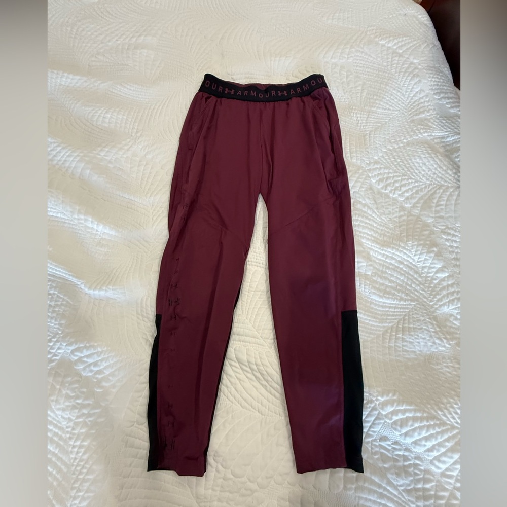 Under Armour Maroon Track Pants